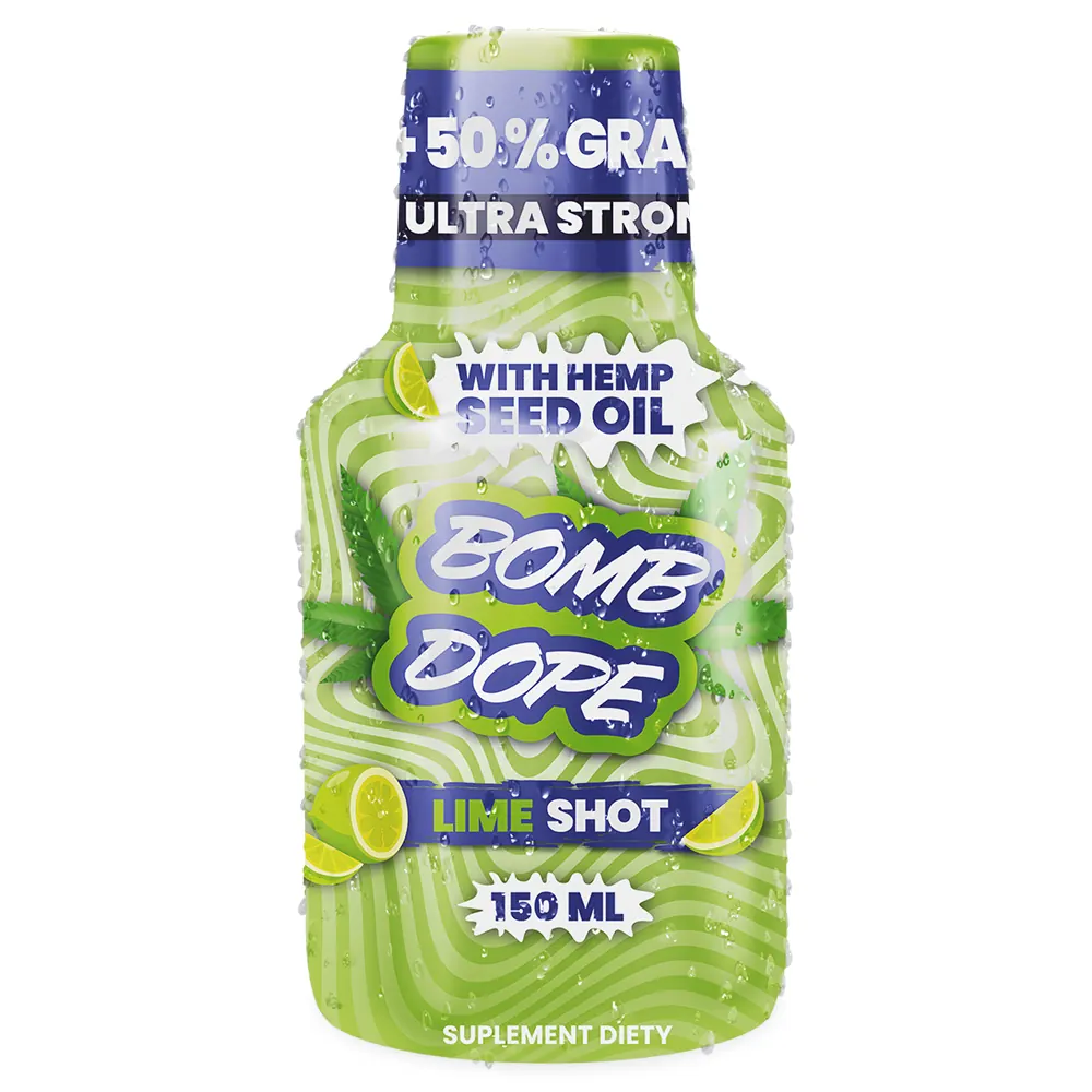 Bomb Dope Lime 150 ml — butelka na białym tle