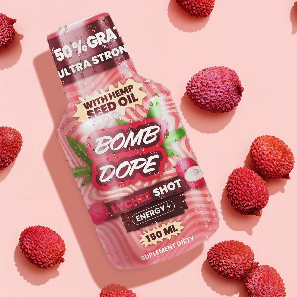 Bomb Dope Lychee Energy — kompozycja 2