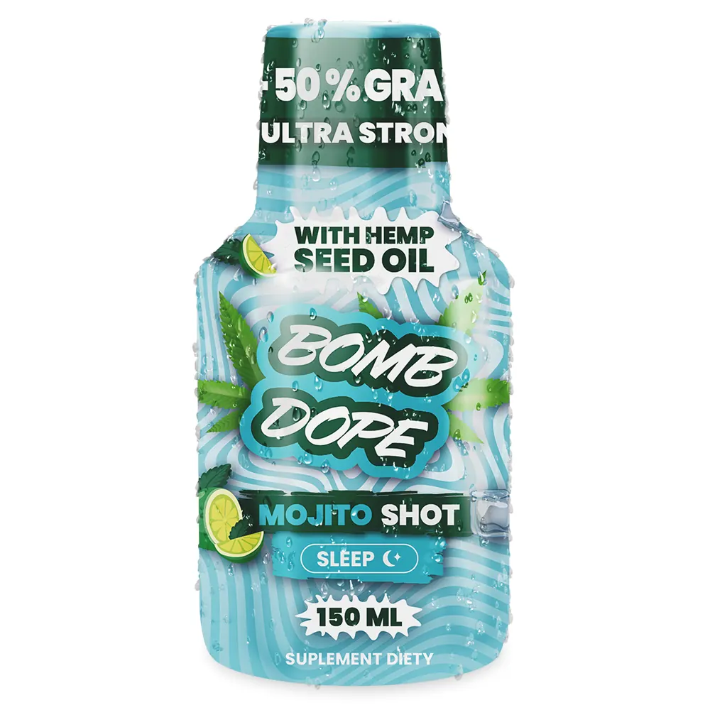 Bomb Dope Mojito Sleep 150 ml — butelka na białym tle